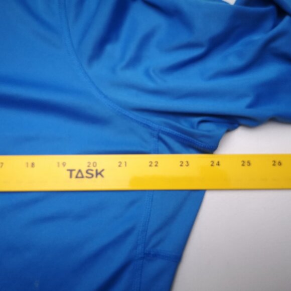 Nike Running Ladies Size 2X Royal Blue Straight Fit Dri-Fit Long Sleeve Top - Picture 10 of 13